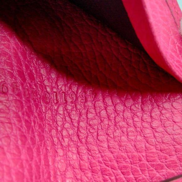 NEW Authentic GUCCI Key Case Pink Pebbled Leather (GGXX086) - Picture 9 of 12